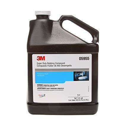 3M Super Duty Rubbing Compound - 05955 - 05954 - gallons - quarts | MES
