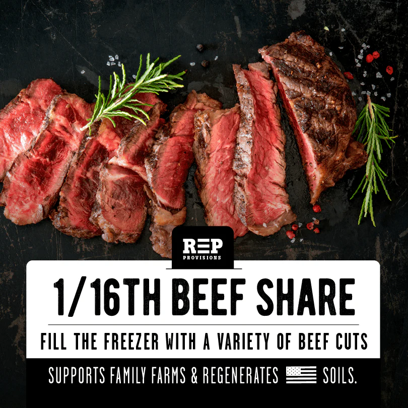 1/16 Grass-fed Beef Share