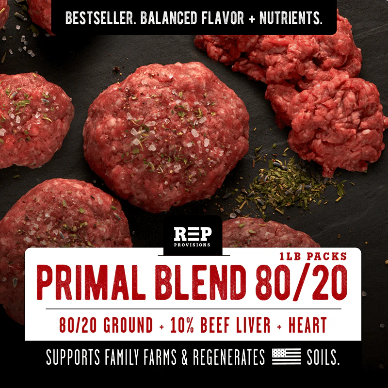 Grass-fed Beef Primal Blend 80/20