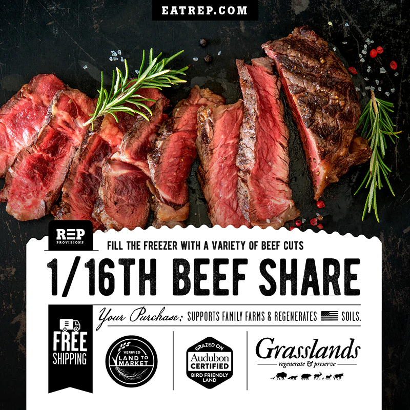 1/16 Grass-fed Beef Share