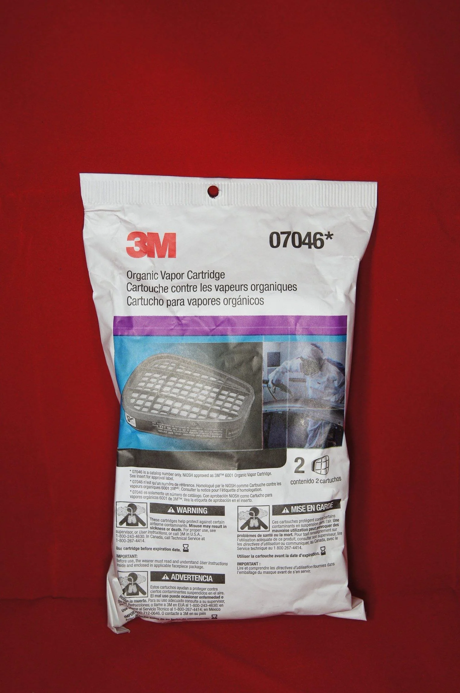 3M Organic Vapor Cartridge 07046