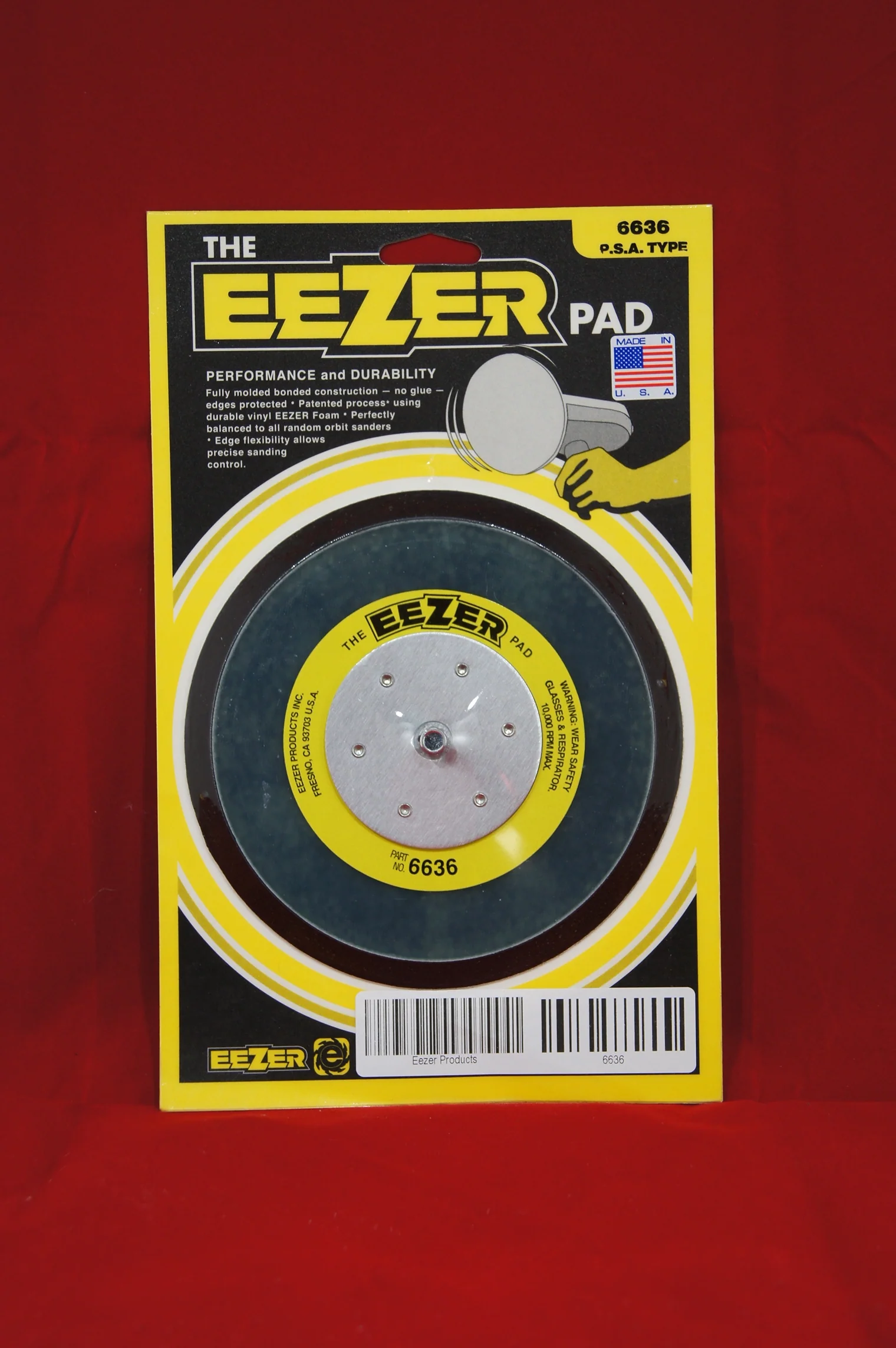 Eezer PSA 6 DA Sanding Pad 6636