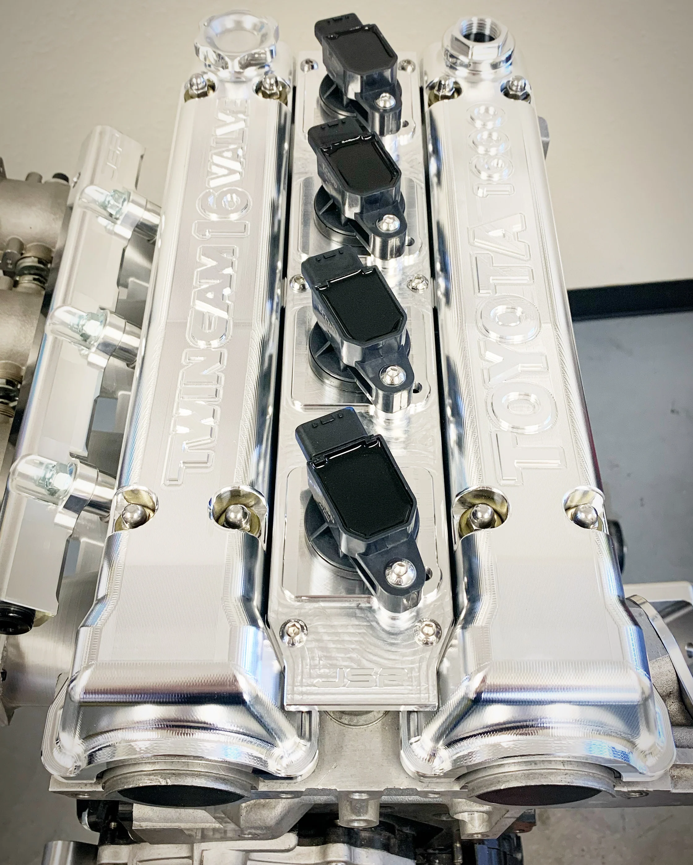 JSP V3 4AG 16V Billet Valve Cover Set -