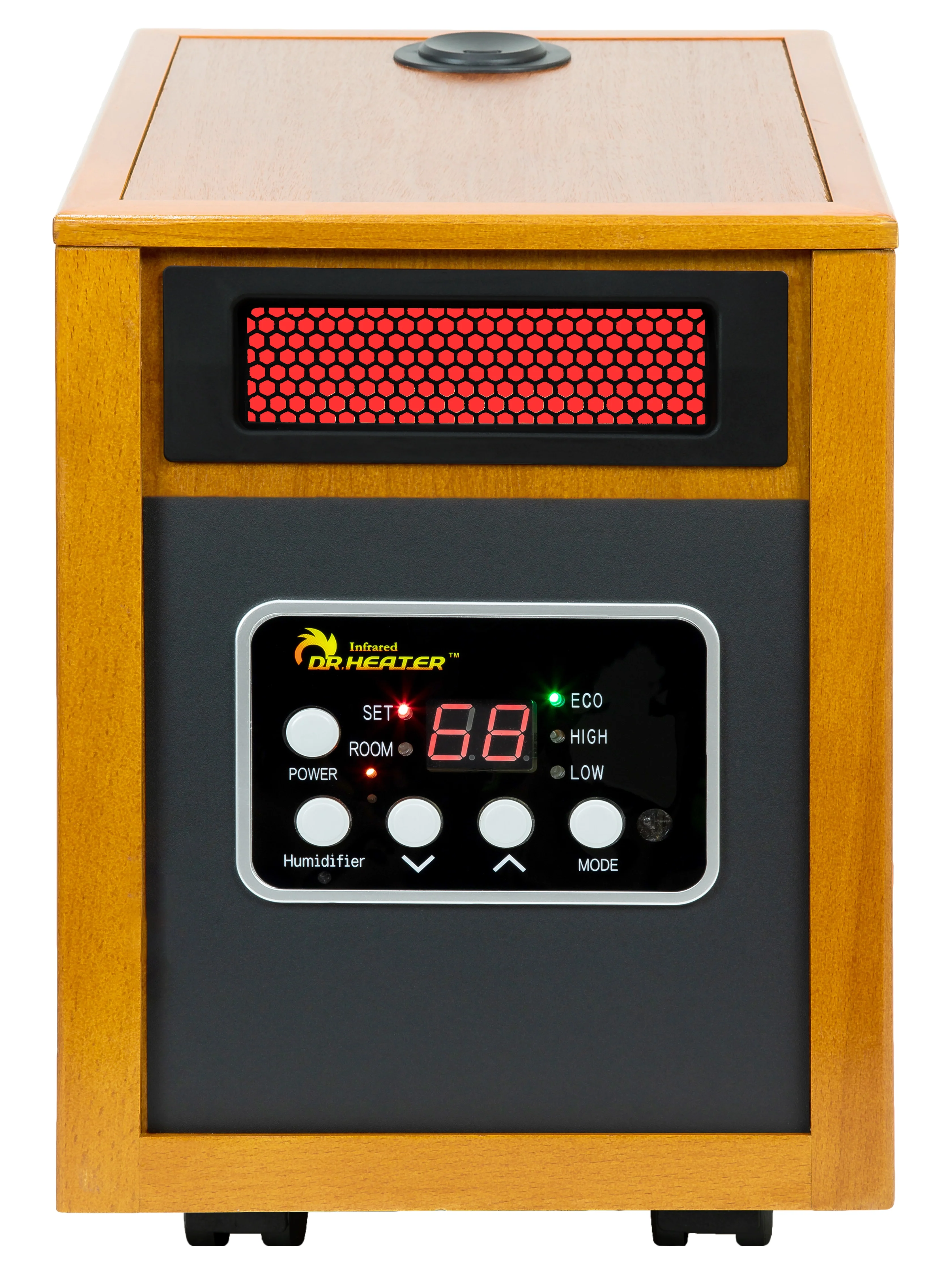 Dr. Infrared Heater DR-968H Portable Space Heater with Humidifier, 1500W