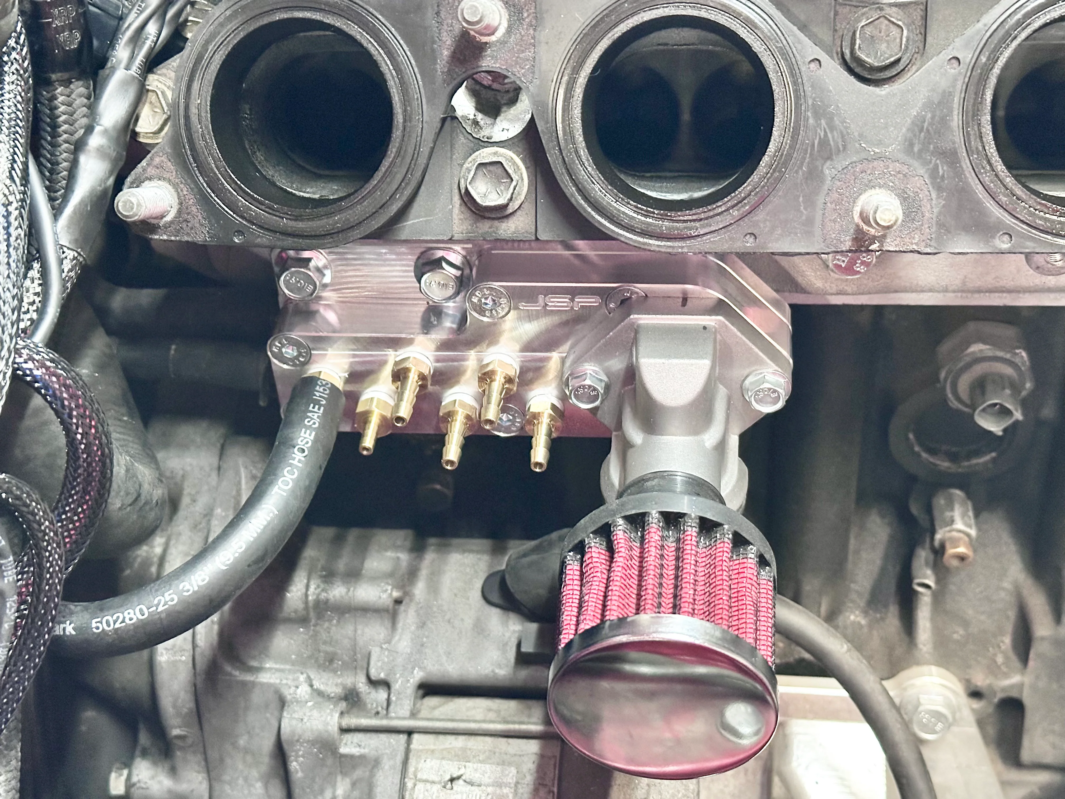 JSP ITB Vacuum manifold with Idle valve mounting for BEAMS 3SGE