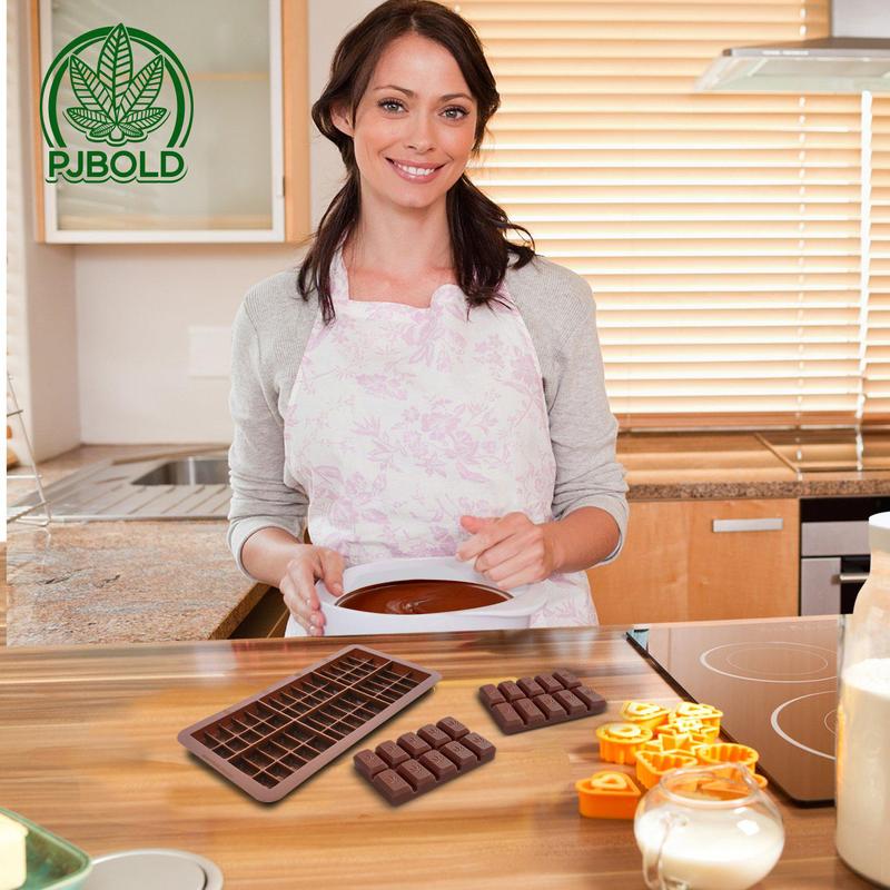 Small Leaf Silicone Chocolate Molds - Candy, Gummies & More (2 Pack)