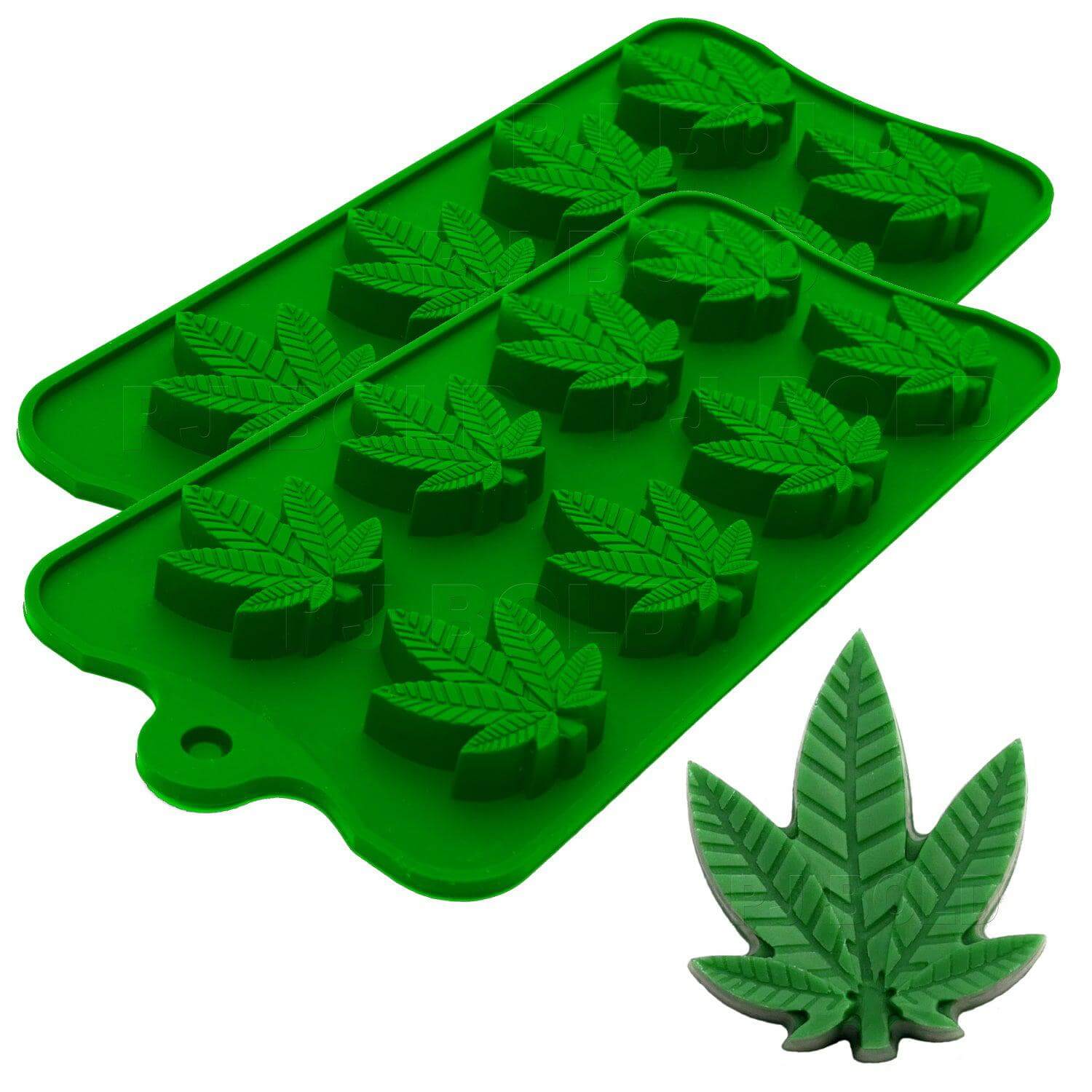 Marijuana Cannabis Hemp Leaf Green Silicone Molds Candy Weed Pot Mold Chocolate Gummy