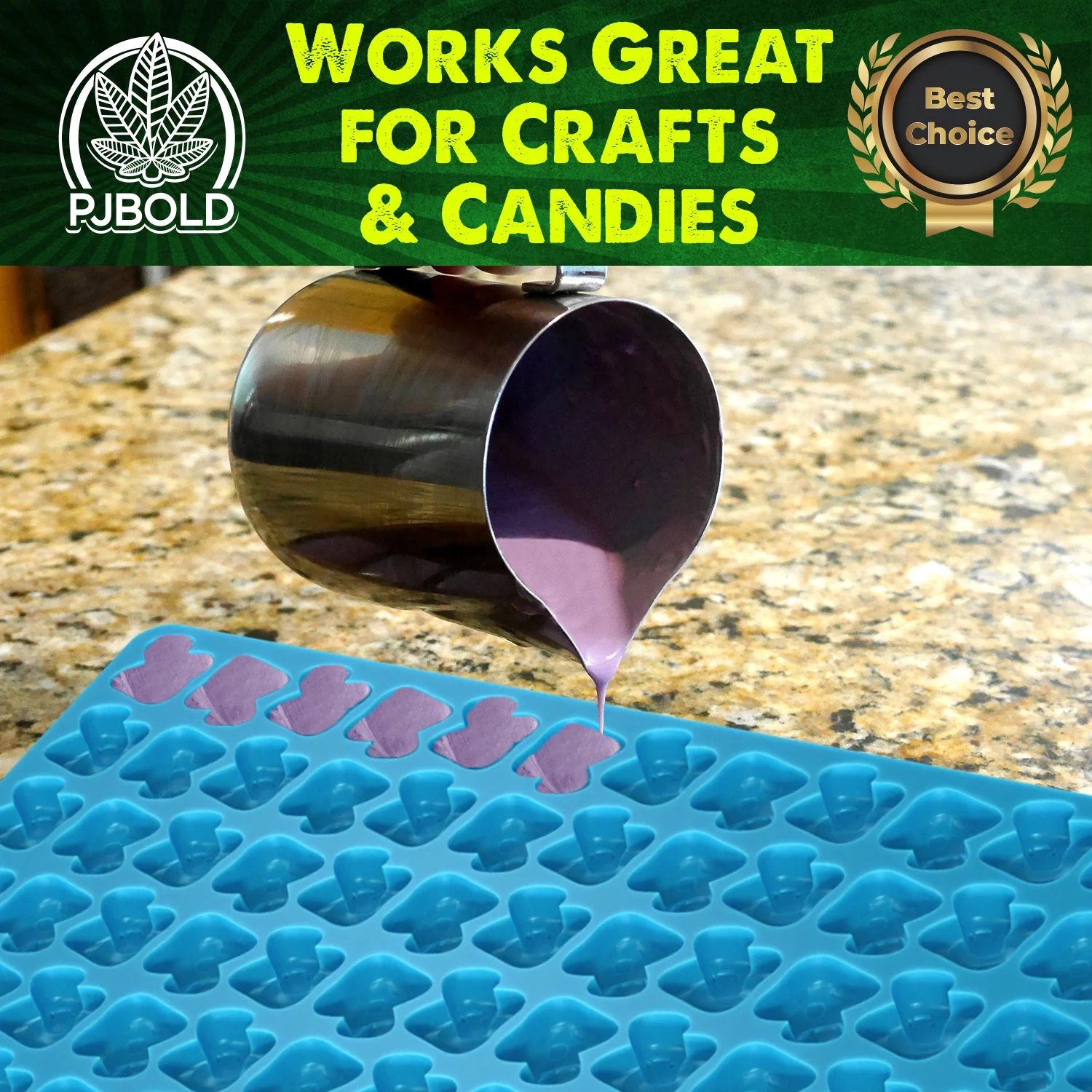 Silicone Mushroom Mold, 4mL, 126 Cavity, Half Sheet