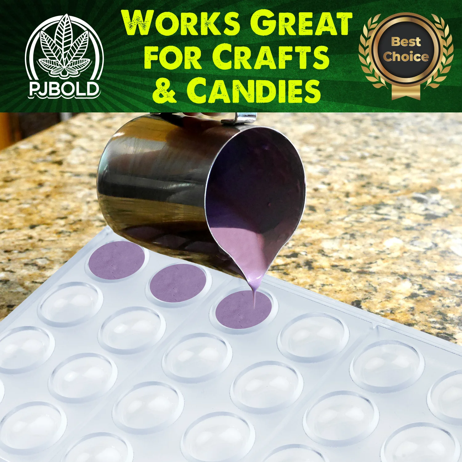 10mL Half Dome Mold, 24 Cavity, Polycarbonate P1011