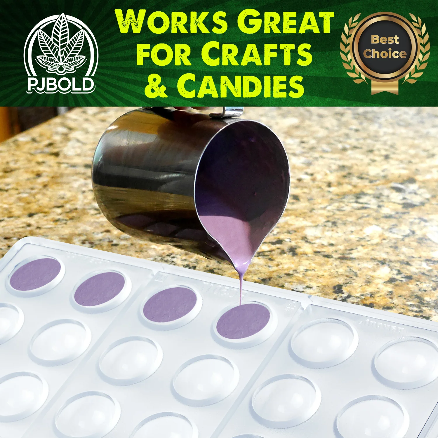 7mL Round Mold, 24 Cavity, Polycarbonate P1006