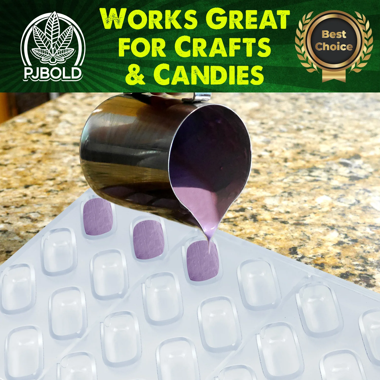 10mL Square Mold, 24 Cavity, Polycarbonate P1010