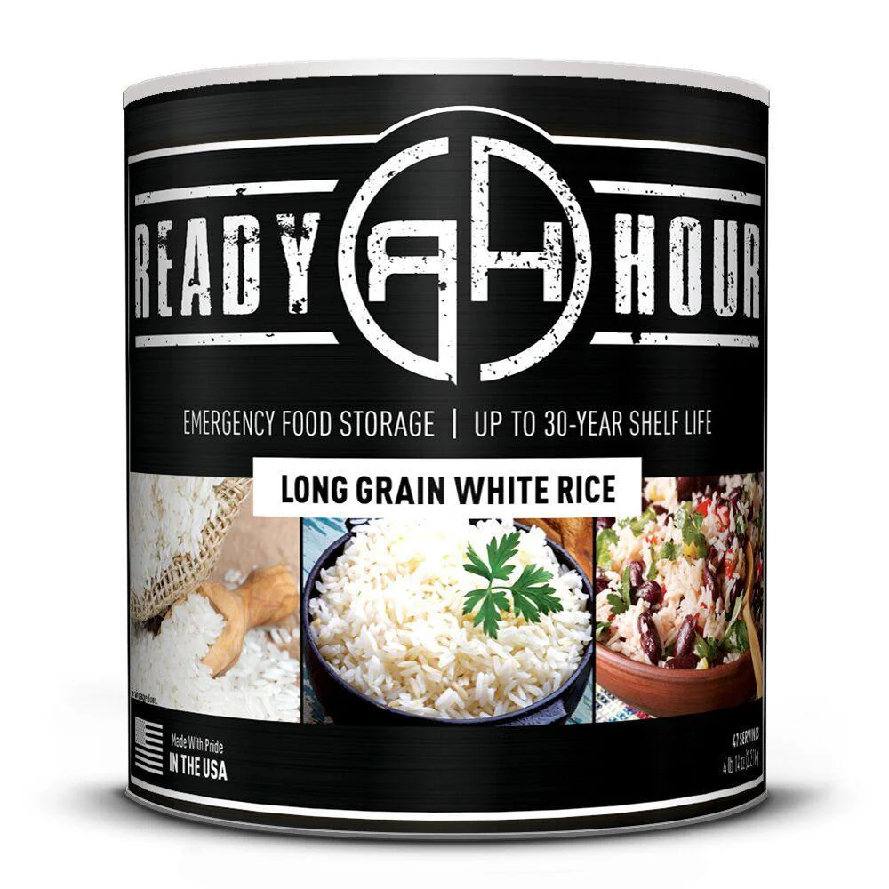 Ready Hour Long Grain White Rice #10 Can (47 servings)