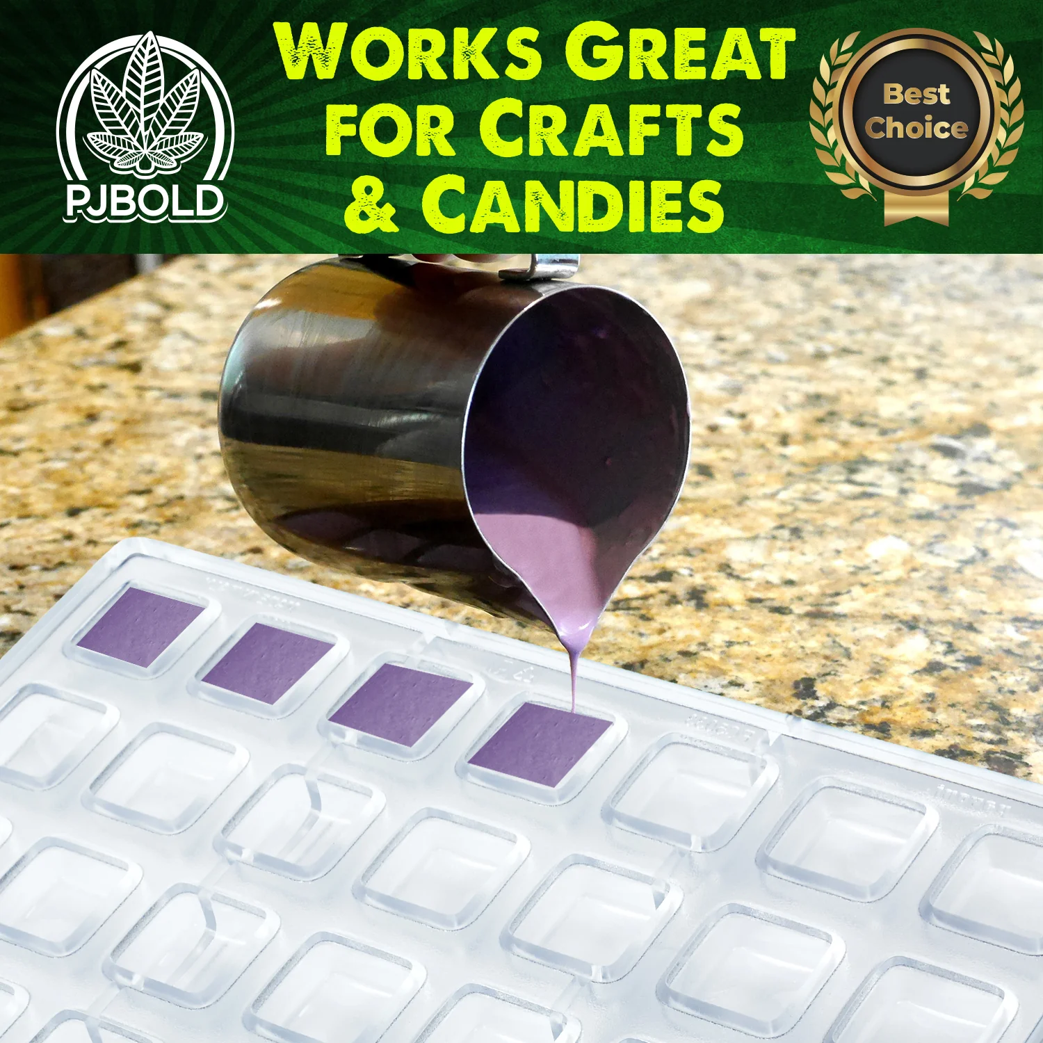 10mL Square Mold, 28 Cavity, Polycarbonate P1007