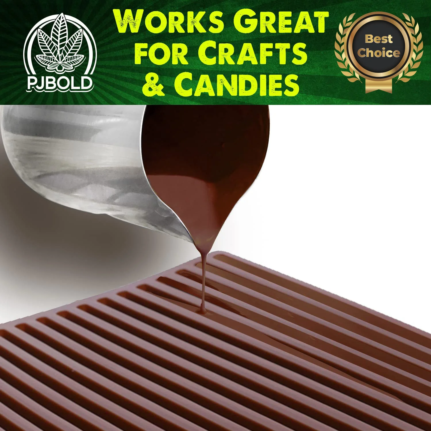 Rope Candy Gummy Mold - 1/3 Sheet Size