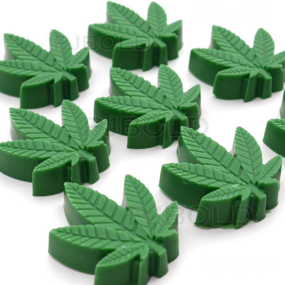 Marijuana Cannabis Hemp Leaf Green Silicone Molds Candy Weed Pot Mold Chocolate Gummy