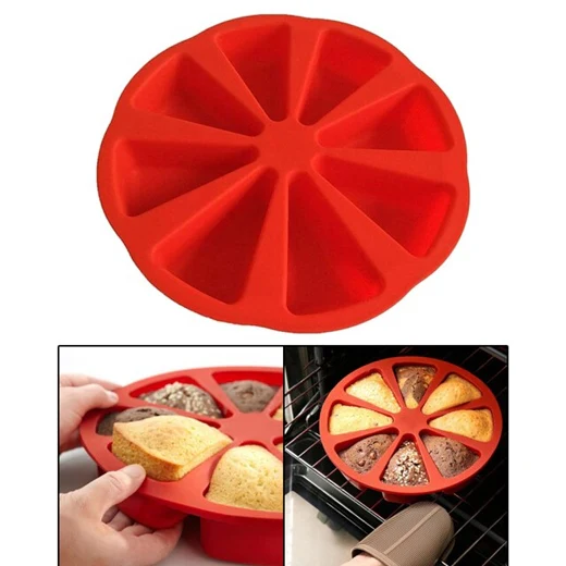 Triangle Non-Stick Silicone Cake Mold