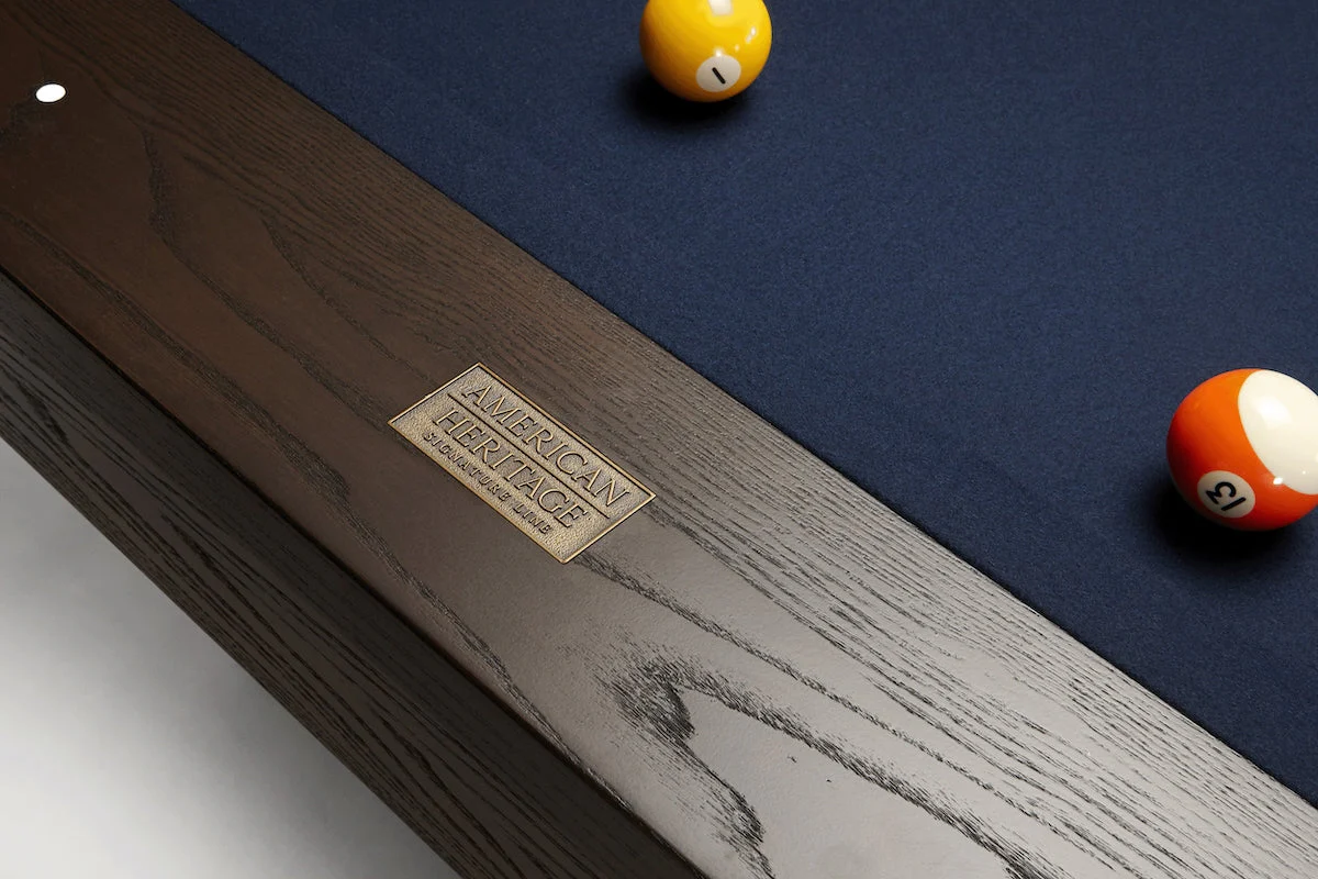 Deerfield 8’ Slate Pool Table | Dark Walnut | American Heritage