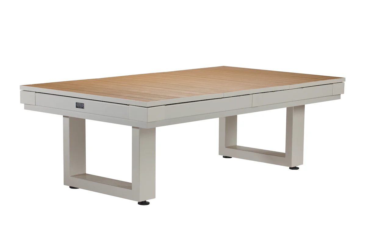 Lanai 8’ Outdoor Pool Table | Oyster Grey | American Heritage
