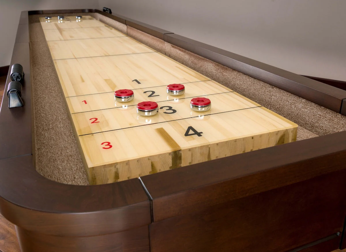Milan Shuffleboard Table | Navajo Finish | American Heritage