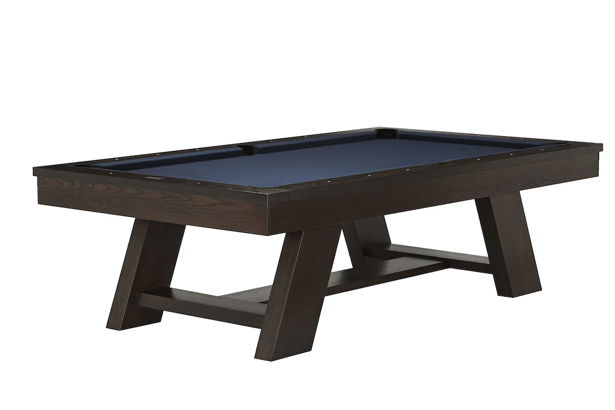 Deerfield 8’ Slate Pool Table | Dark Walnut | American Heritage