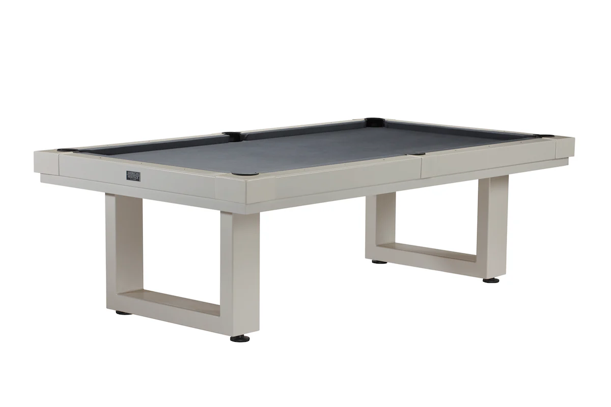 Lanai 8’ Outdoor Pool Table | Oyster Grey | American Heritage