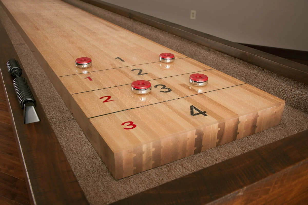 Savannah Shuffleboard Table | Sable Finish | American Heritage