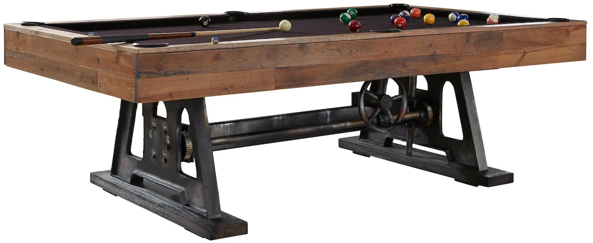 Da Vinci Slate Pool Table | Reclaimed Brown Finish | American Heritage