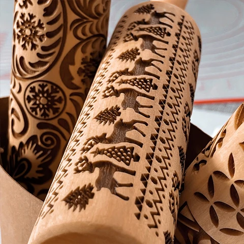 Cookies Rolling Pin Mold