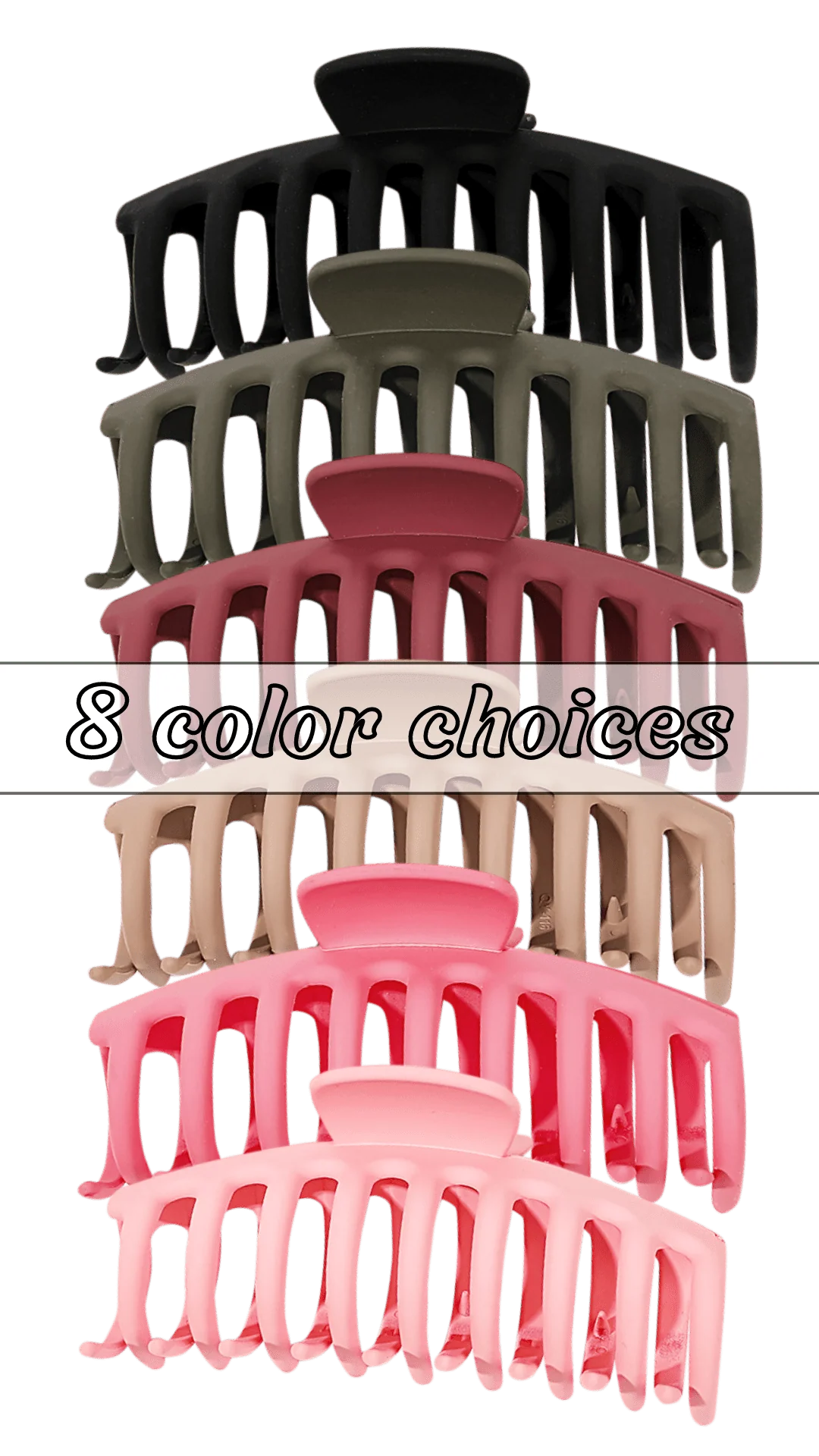 Large Barrel Claw Clip