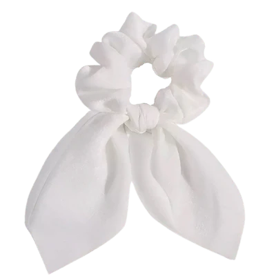Velvet Satin Bunny Scrunchies