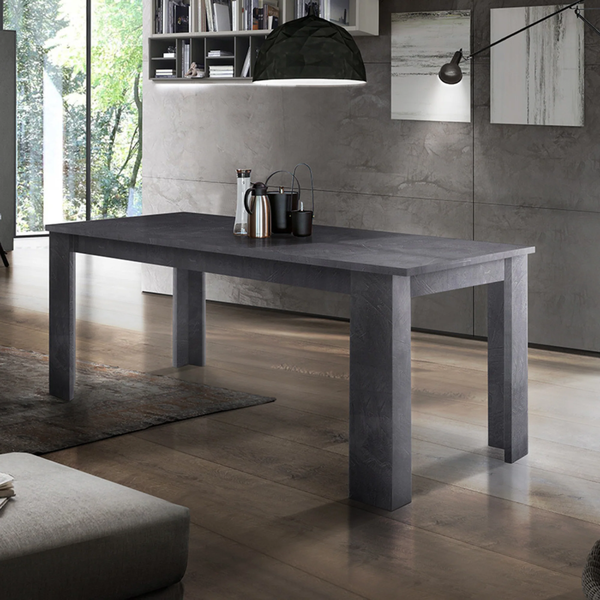 Italian Extendable Dining Table Jesi - FSC-Certified Wood Material