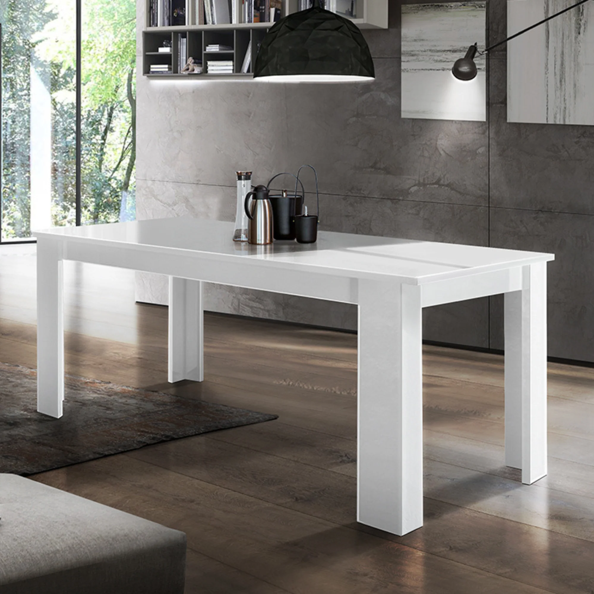 Italian Extendable Dining Table Jesi - FSC-Certified Wood Material