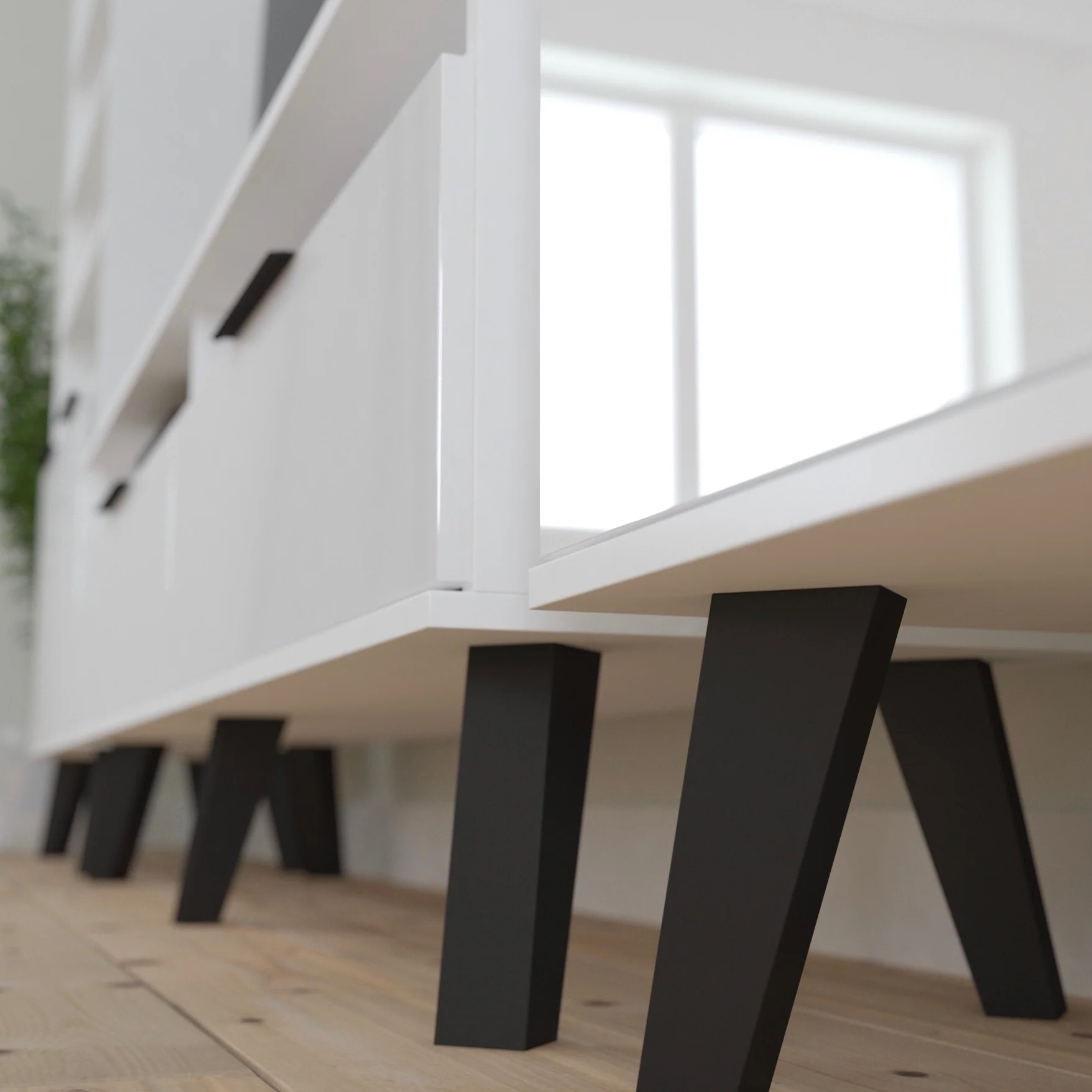 Sven High Gloss TV Stand, for TVs up to 88