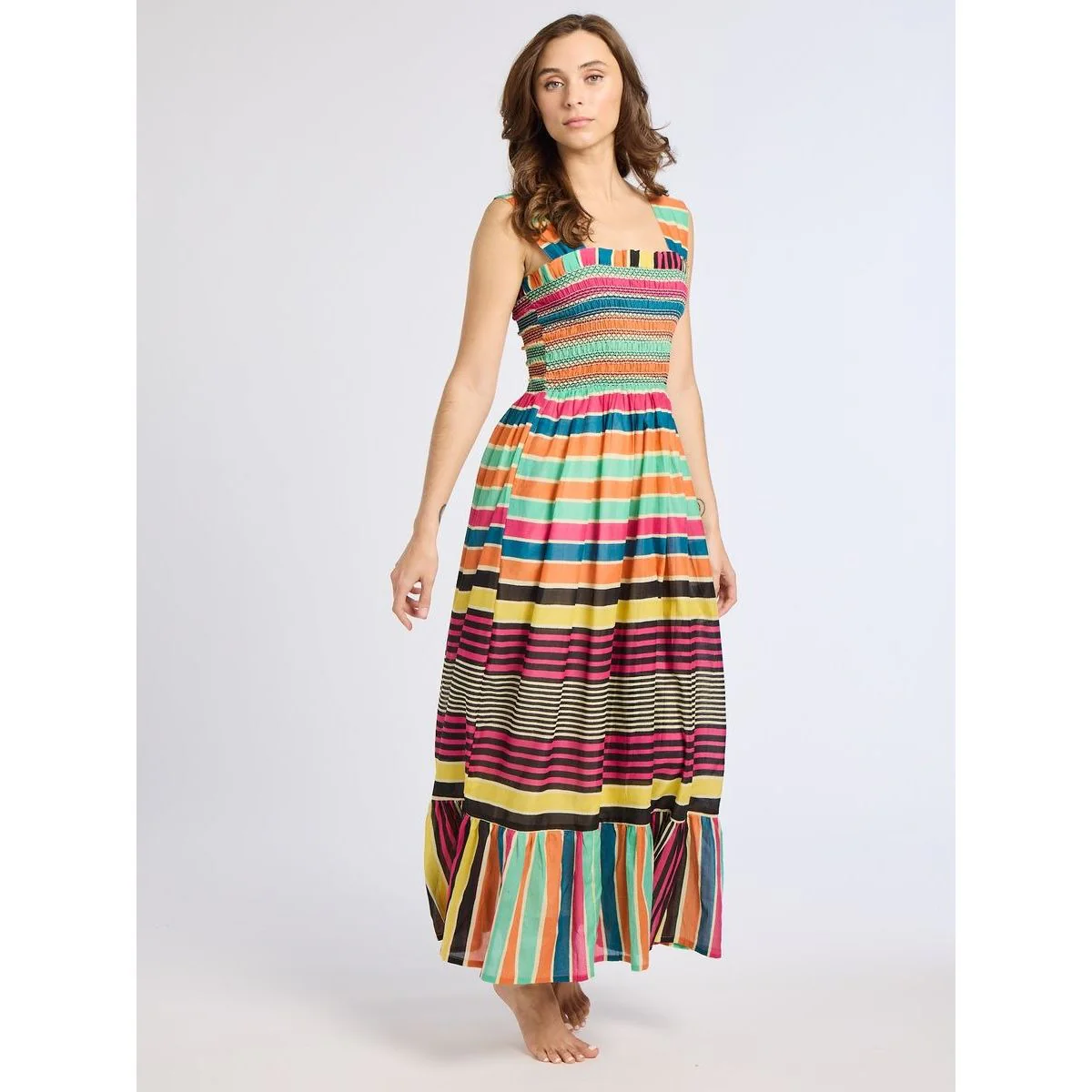 Garden Dress Ibiza Stripe