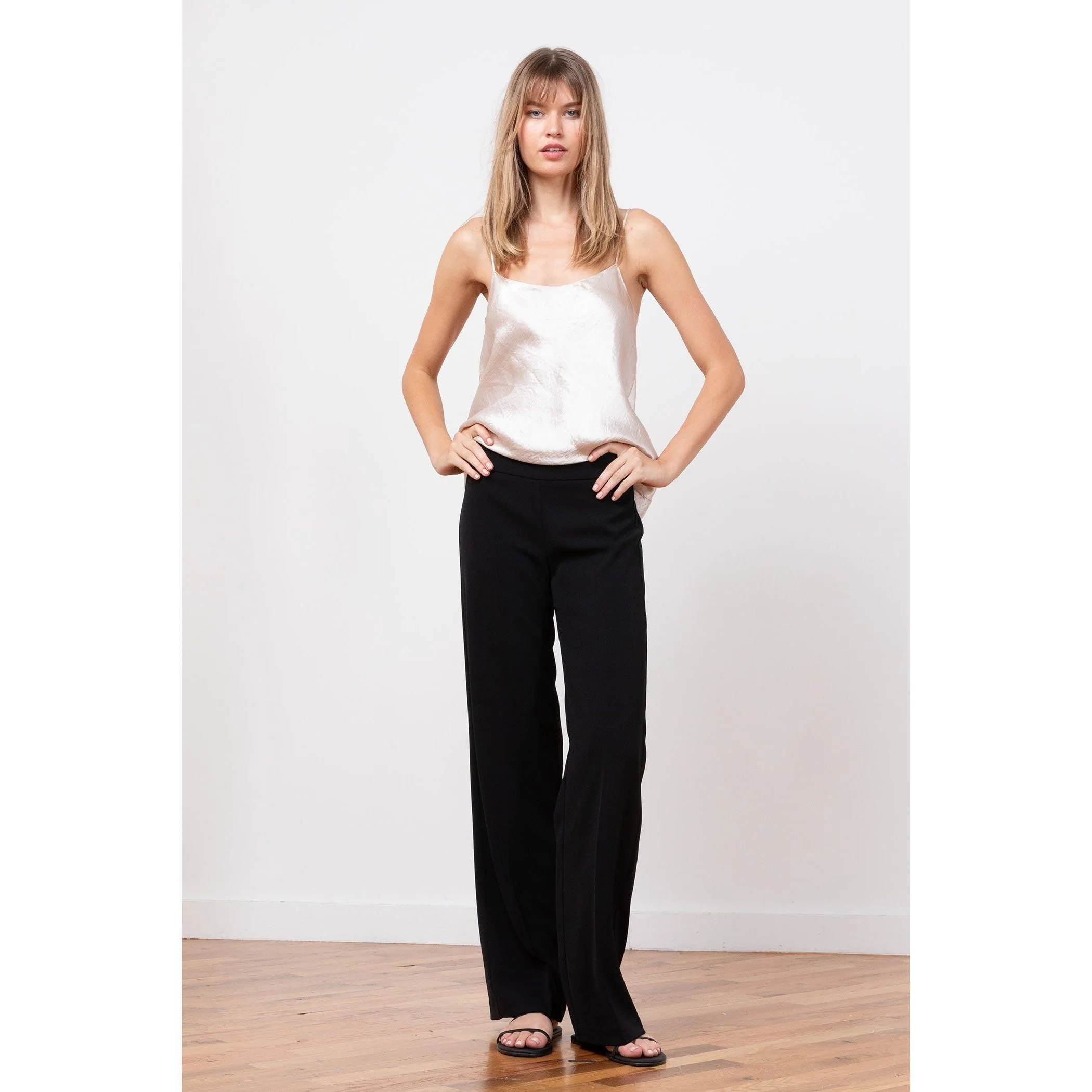 Flavia Pants Crepe Black
