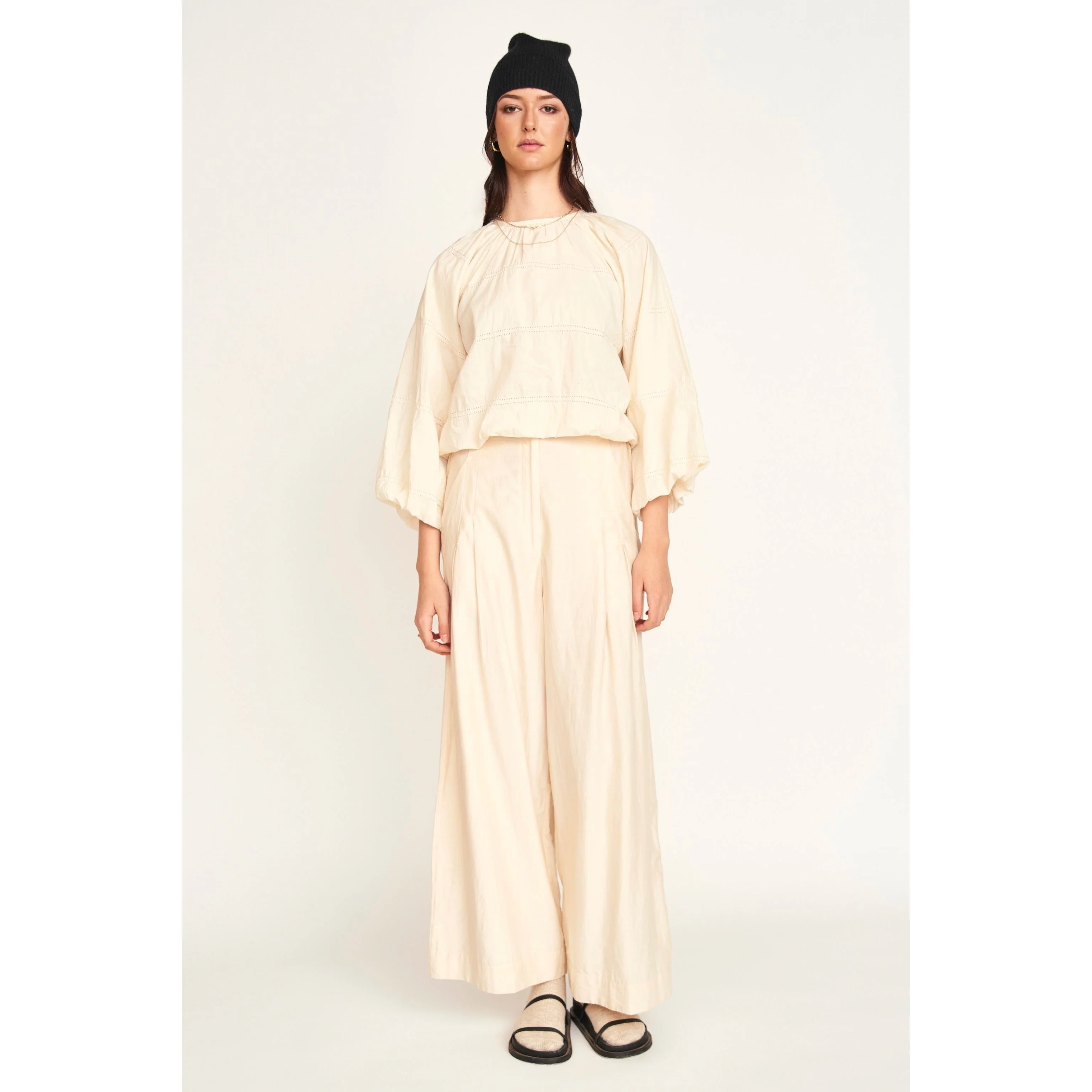 Andaman Top in Alabaster