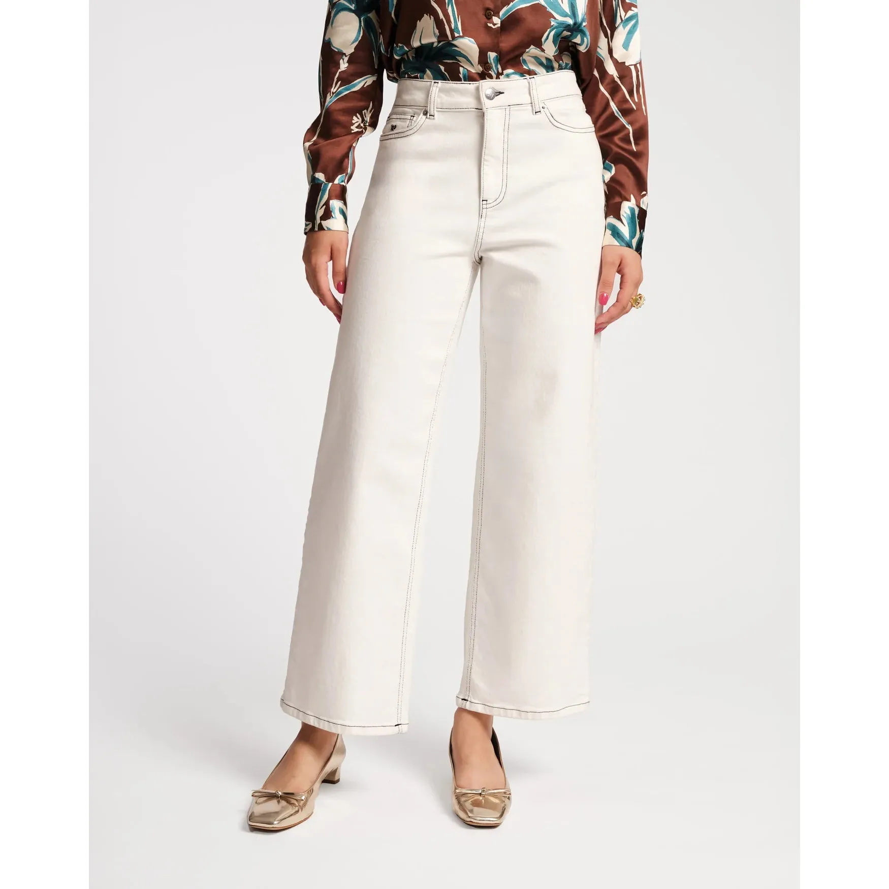 Ace Jean Stretch Denim White