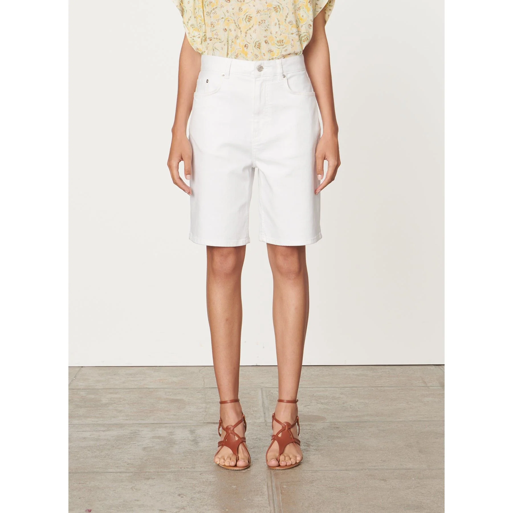 Cedric Shorts White