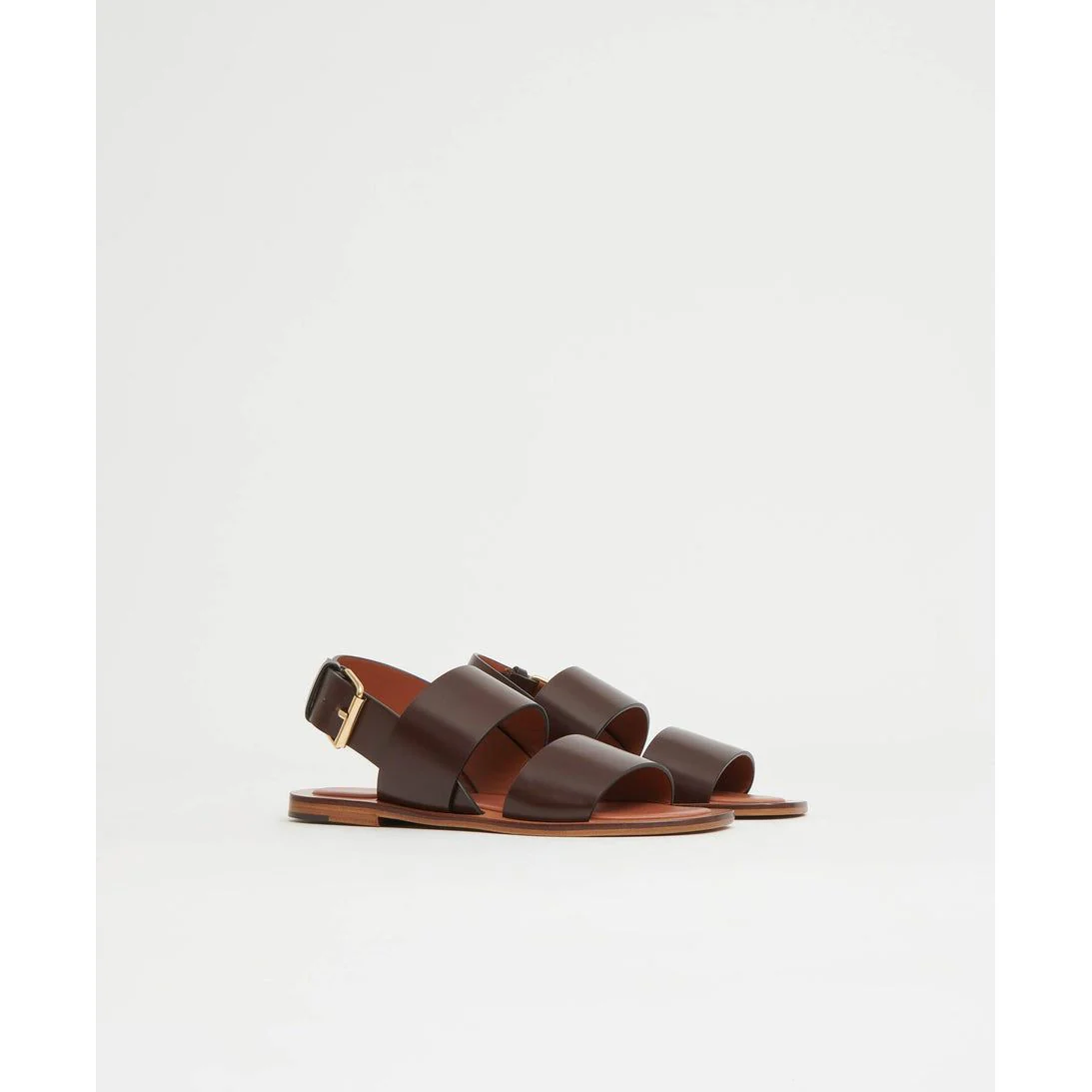 Double Strap Sandal Chocolate