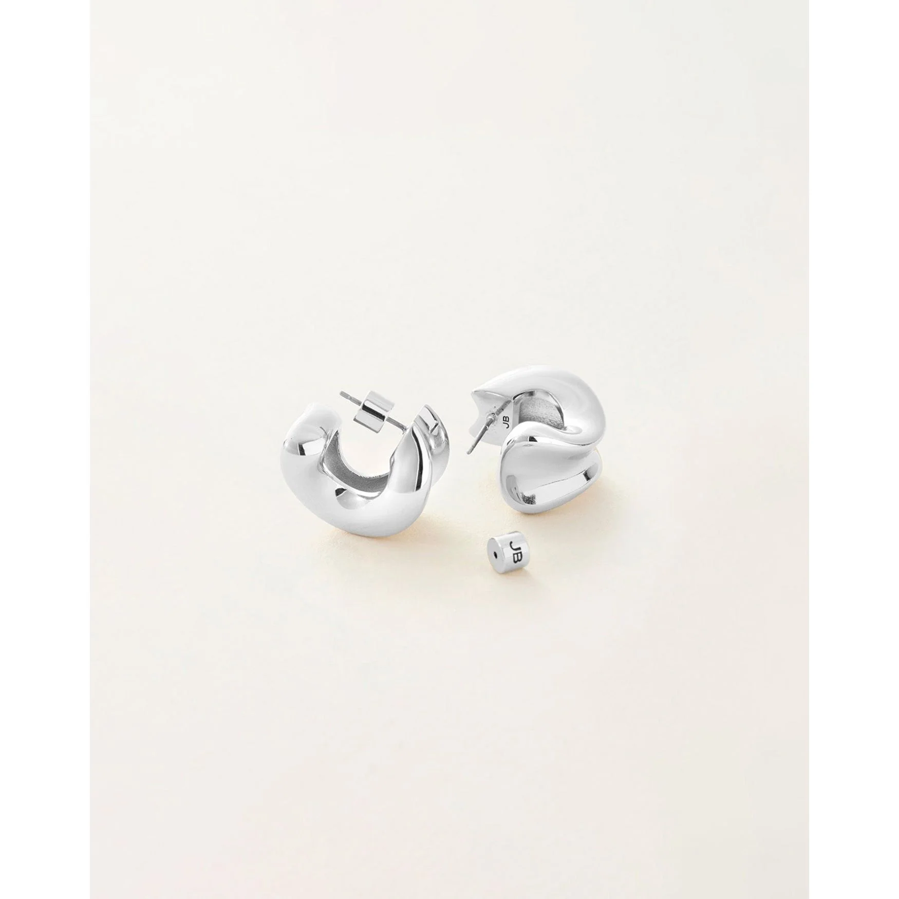 Chunky Doune Hoops Silver
