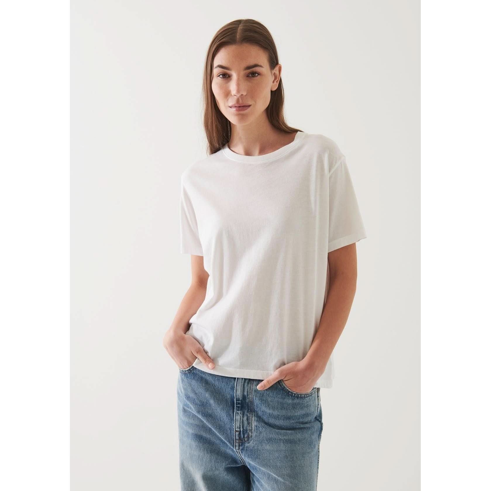 SS Iconic  Boyfriend Crew White