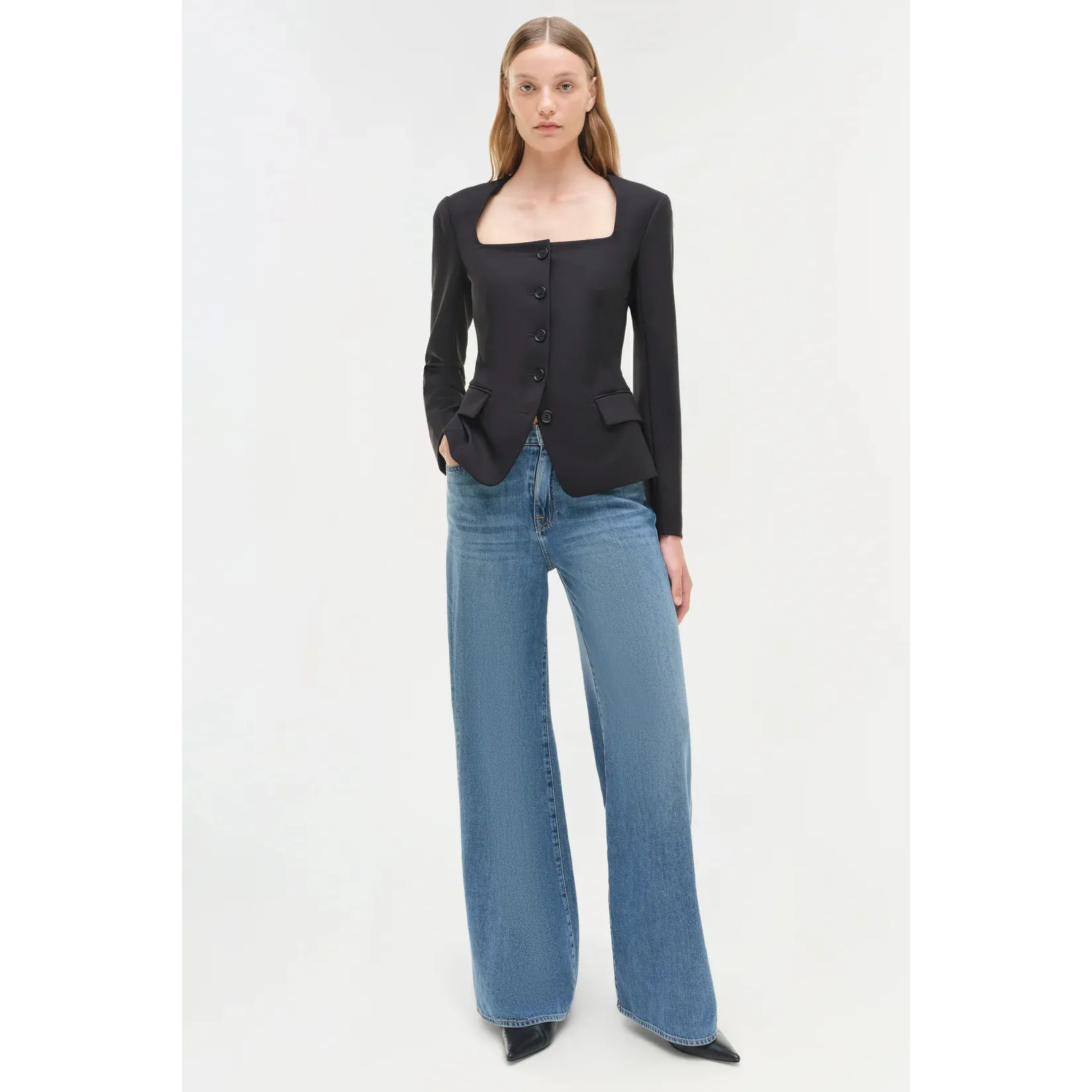 Marlowe U-Neck Jacket Black