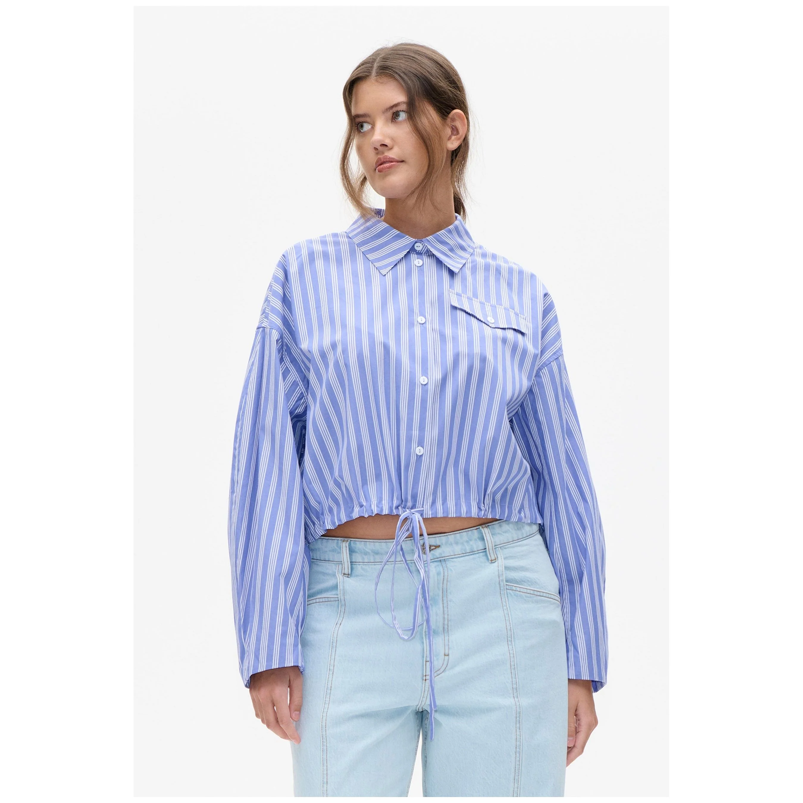 Bryce Top Wedge Blue Stripe