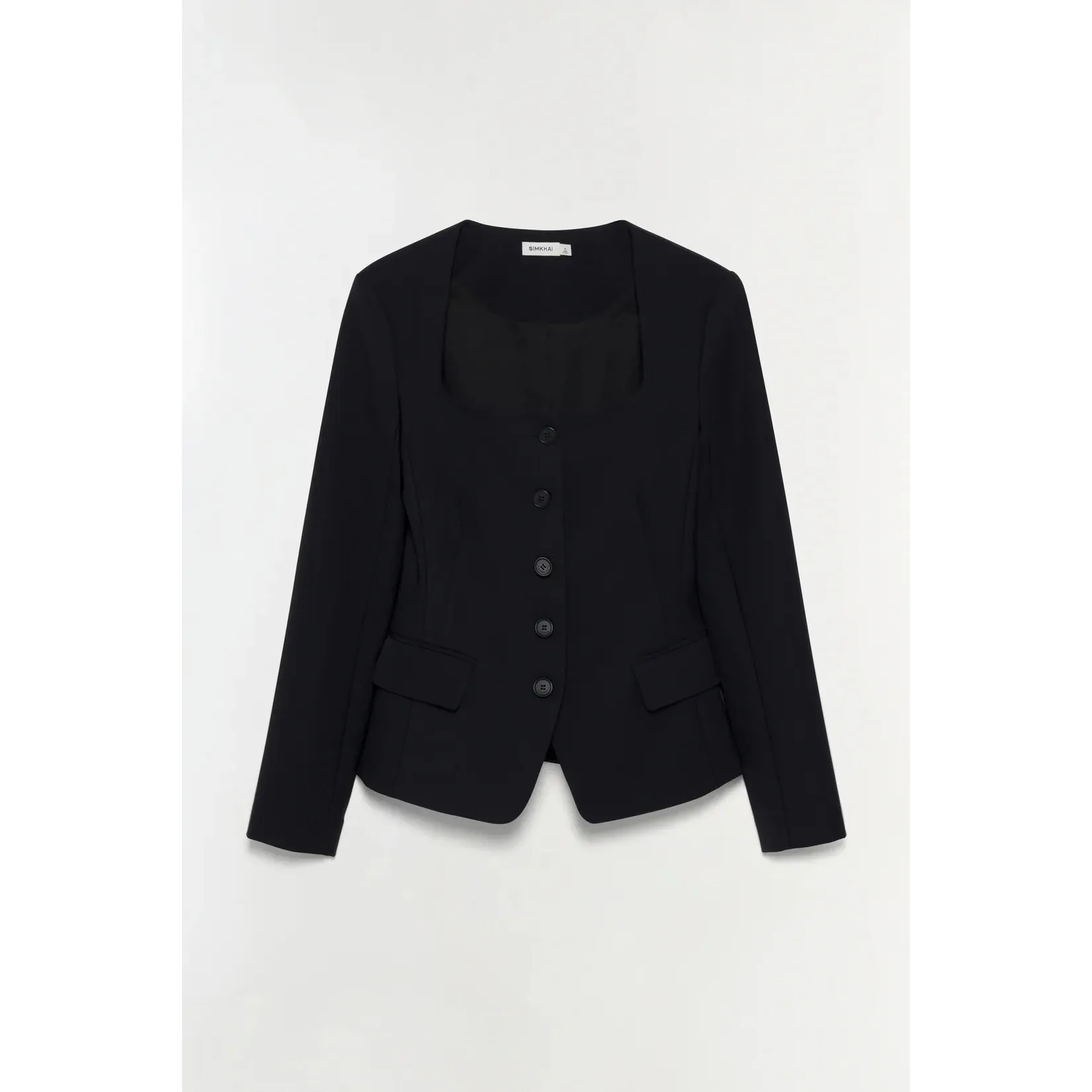 Marlowe U-Neck Jacket Black