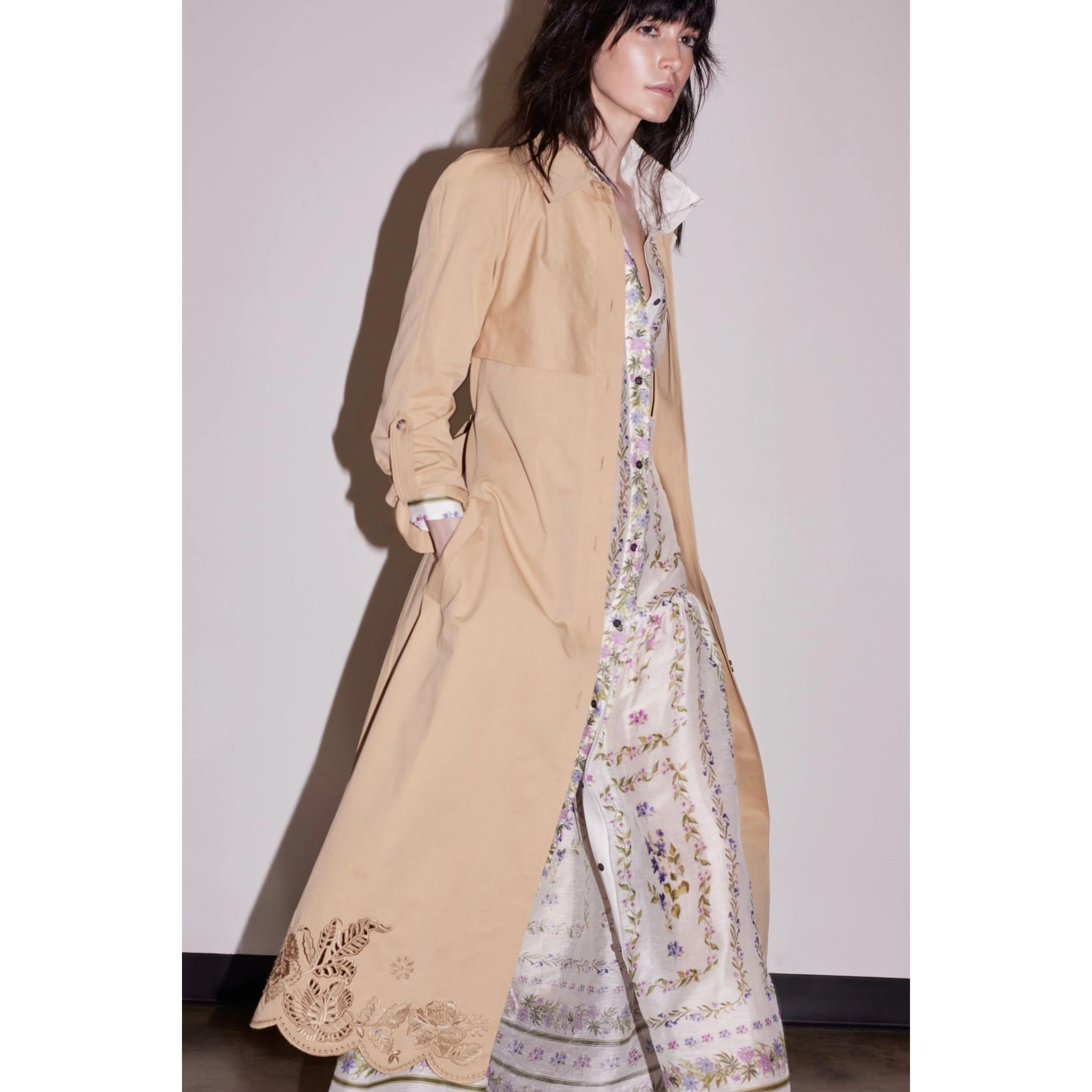 Pax Trench Coat Sand