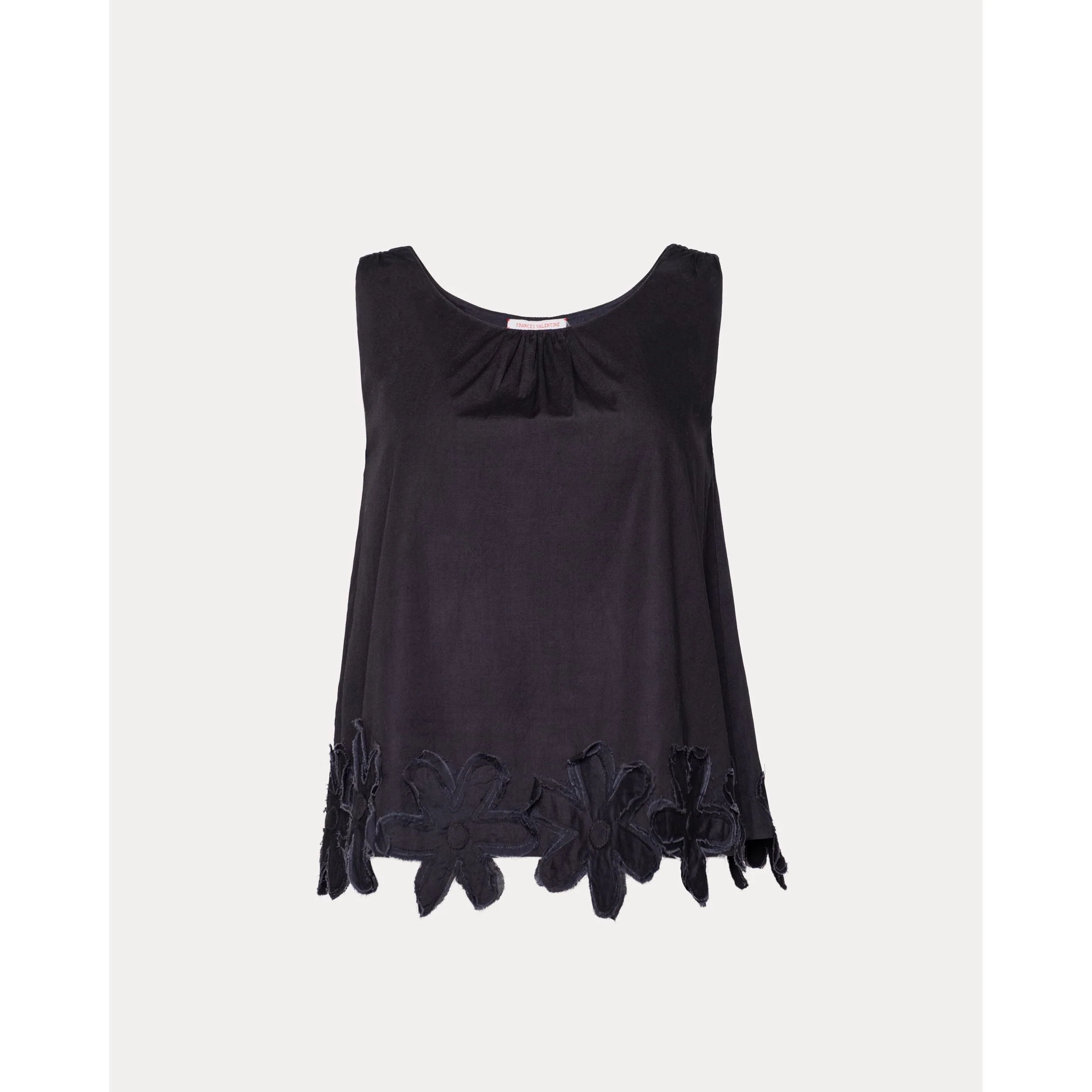 Zennia Flower Tank Black