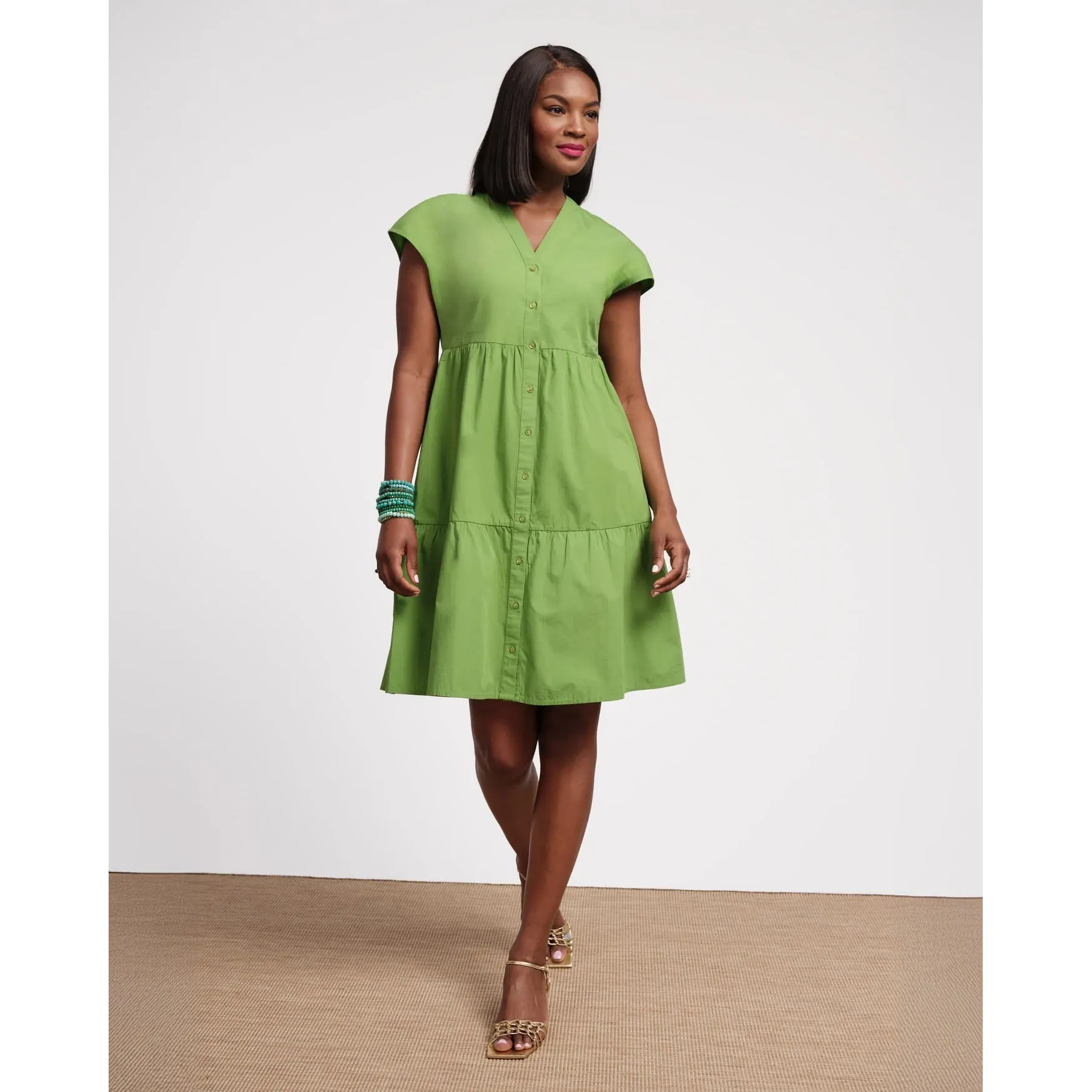 Breezy Mini Dress Green