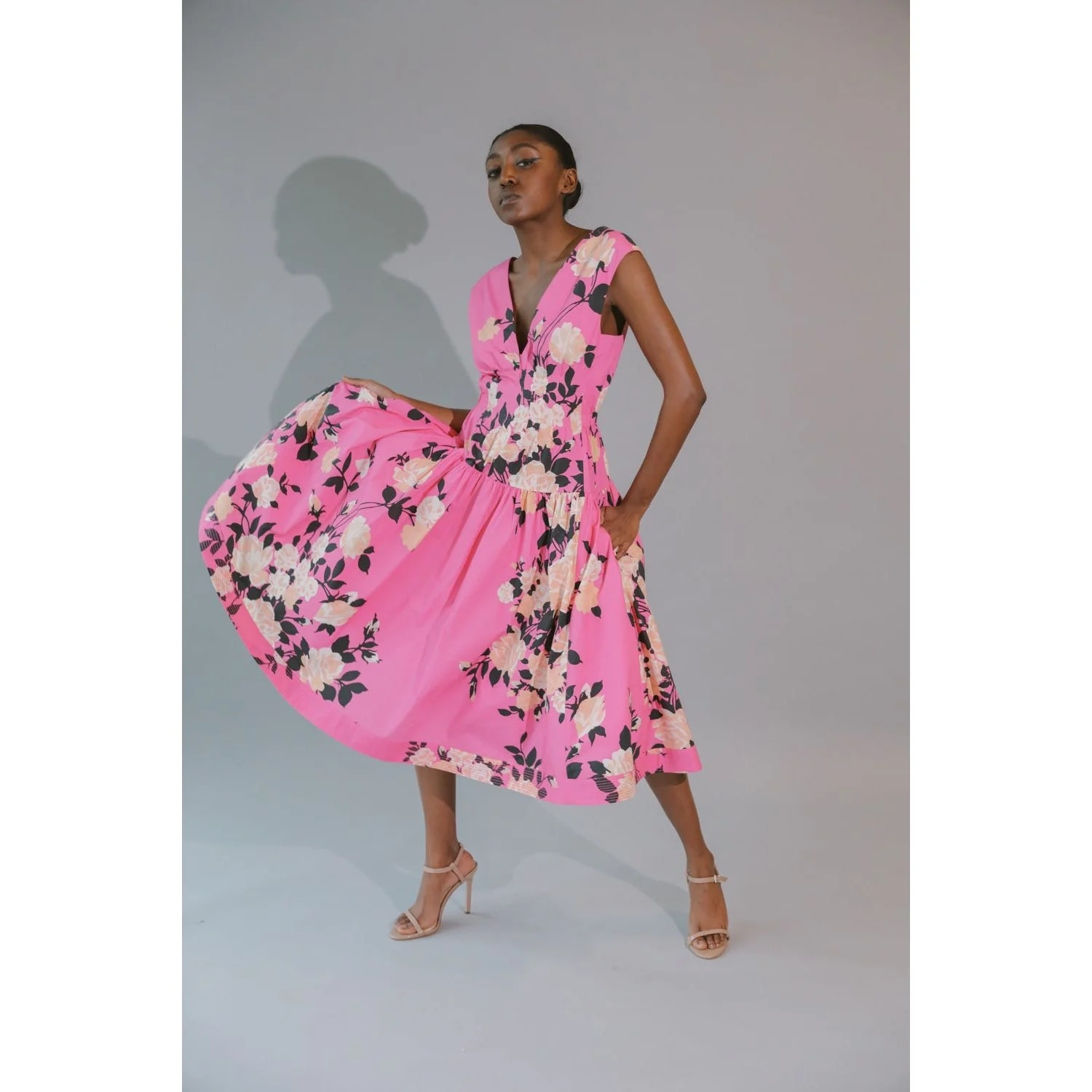 Tucked Waist Frock Candy Bouquet