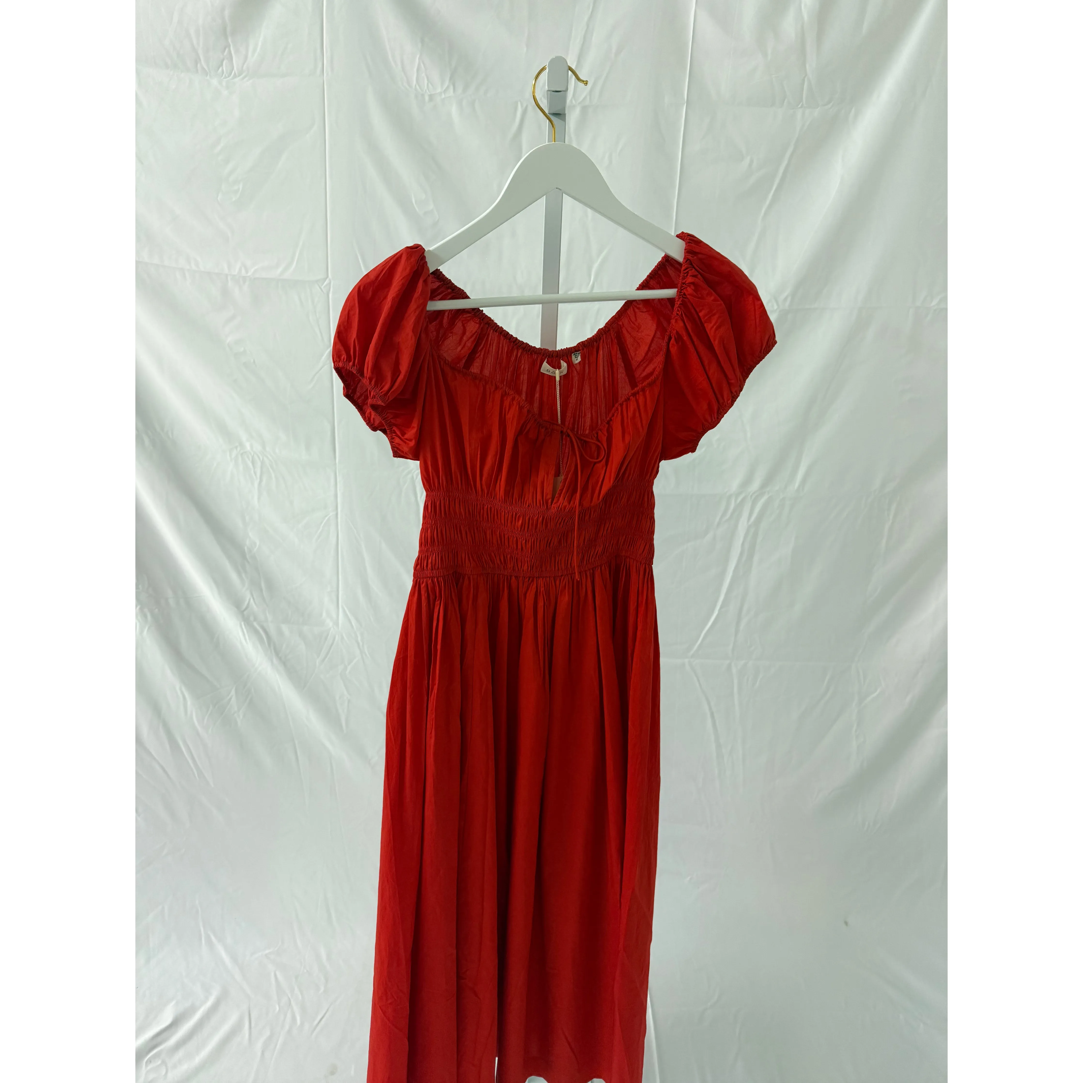 Quinn Dress Red Zinnia(call or email to purchase)
