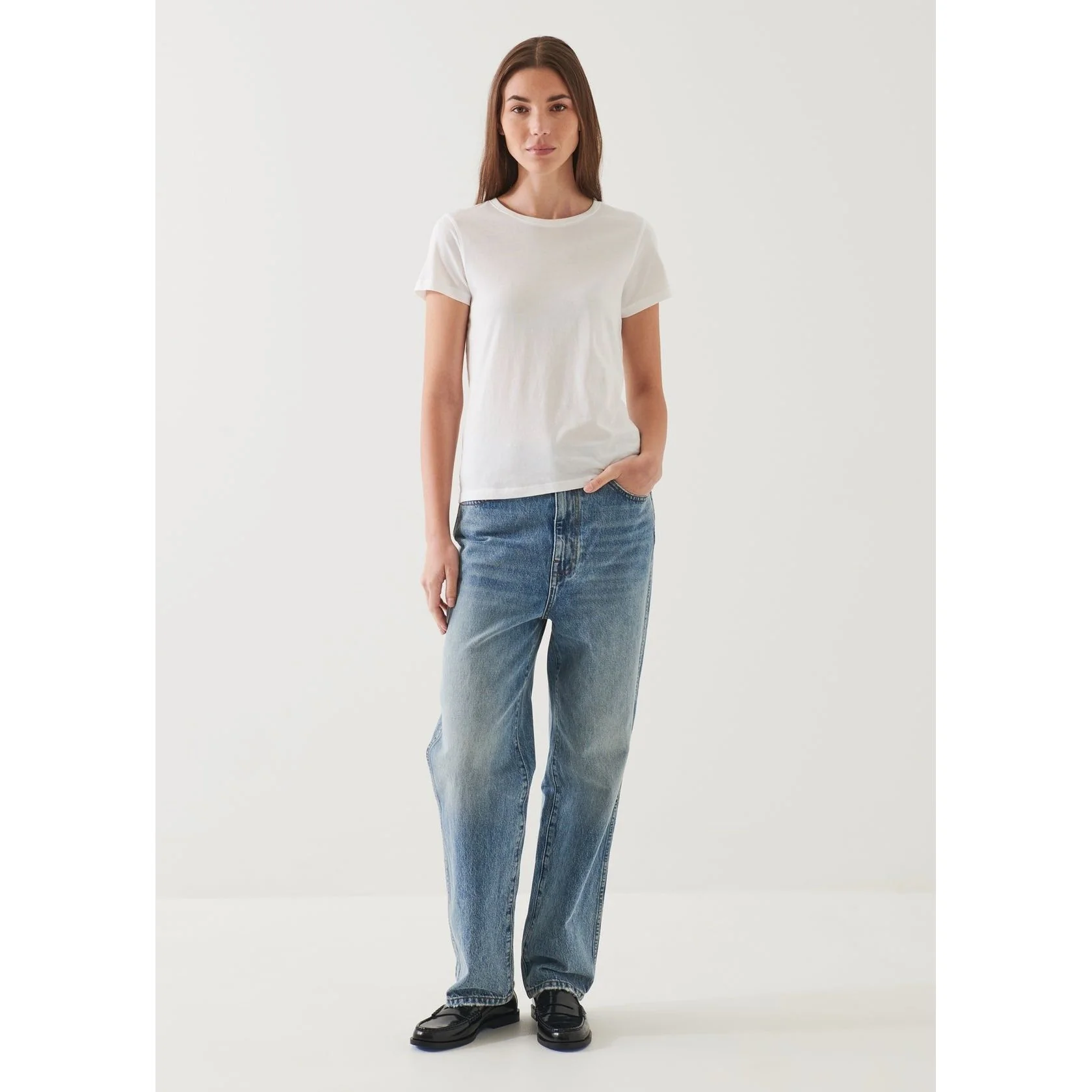 Lightweight Pima Cotton Classic T-Shirt White